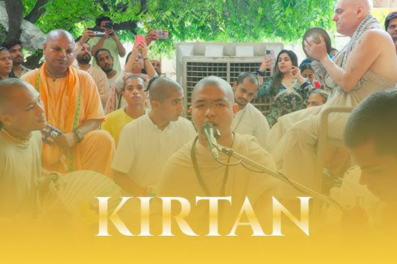 Kirtan in the temple