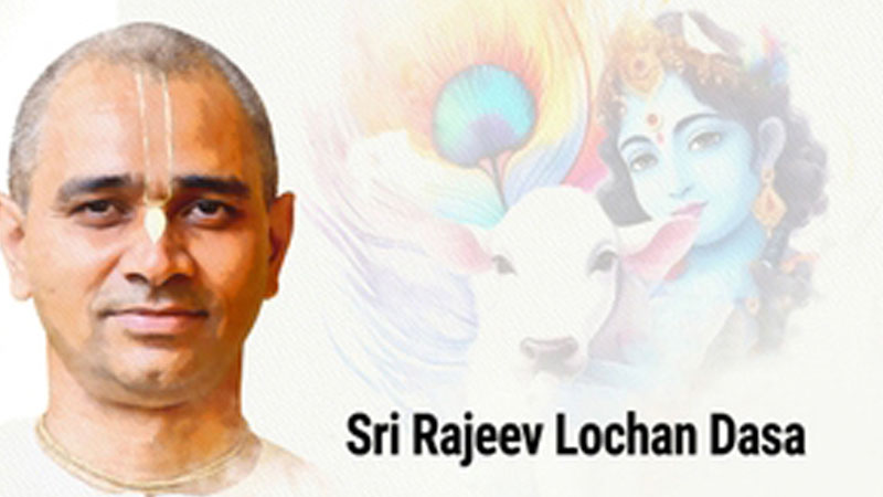 Rajiv Lochan Dasa with Devotees